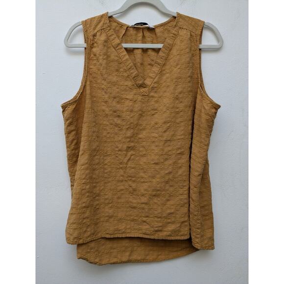 Sonoma Women's Tank Top Yellow Sleeveless Size XL - Picture 2 of 9